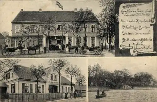 Ak Kreuzhorst Magdeburg, Gasthaus Luisenthal