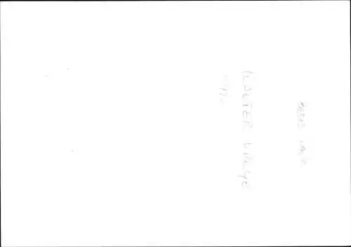 Foto Schauspieler Walter Kreye, Portrait, Autogramm