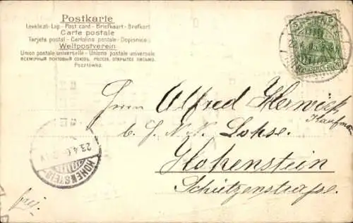 Relief Ak Chemnitz in Sachsen, Markt, Kaiser Wilhelm Denkmal