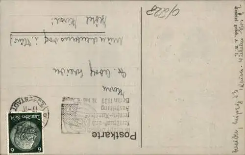 Präge Ak Komponist Richard Wagner, Opernszene Lohengrin