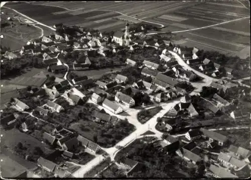 Foto Wertingen in Schwaben, Fliegeraufnahme