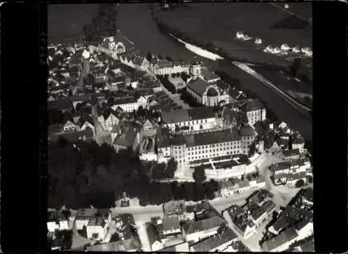 Foto Bergen Neuburg an der Donau Oberbayern, Fliegeraufnahme