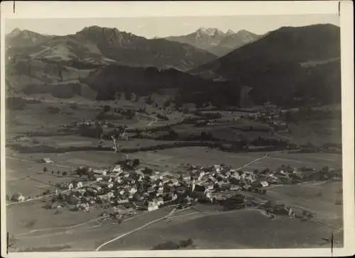 Ak Wertach im Allgäu, Fliegeraufnahme