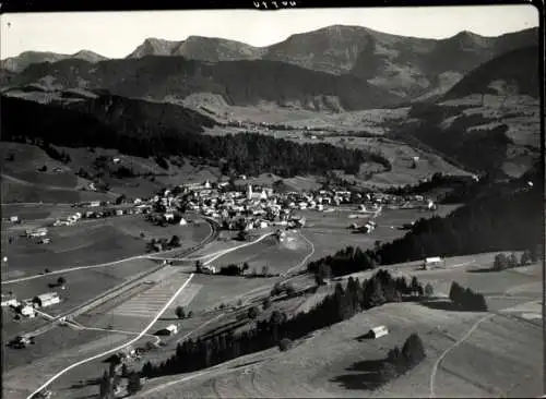 Ak Oberstaufen im Allgäu, Fliegeraufnahme