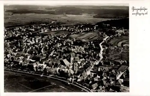 Ak Gunzenhausen in Mittelfranken, Fliegeraufnahme