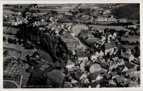 Ak Neustadt an der Waldnaab, Fliegeraufnahme