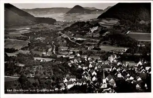 Ak Bad Überkingen in Württemberg, Fliegeraufnahme