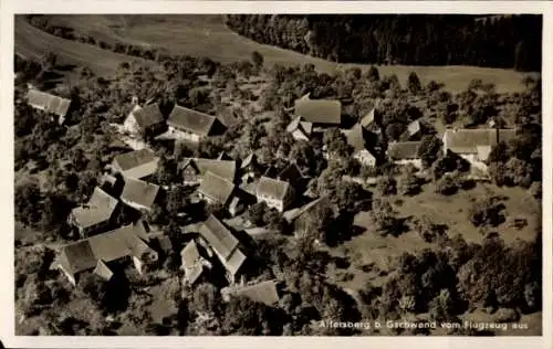 Ak Altersberg Gschwend Ostalbkreis, Fliegeraufnahme