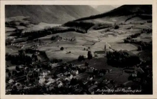 Ak Ruhpolding in Oberbayern, Fliegeraufnahme