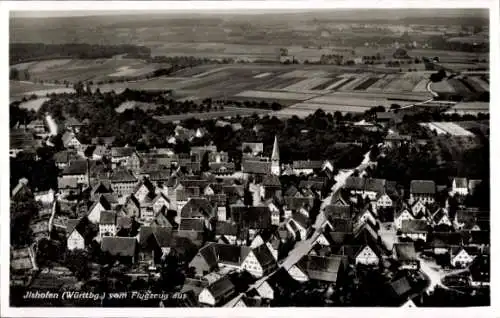 Ak Ilshofen in Württemberg, Fliegeraufnahme