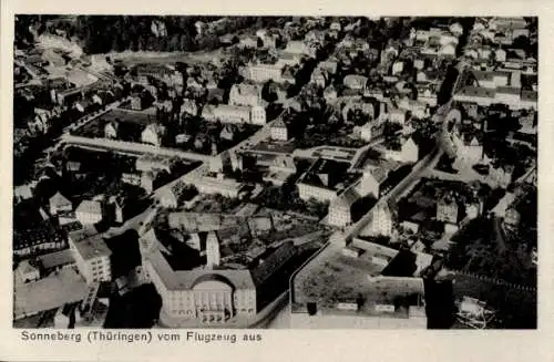 Ak Sonneberg in Thüringen, Fliegeraufnahme