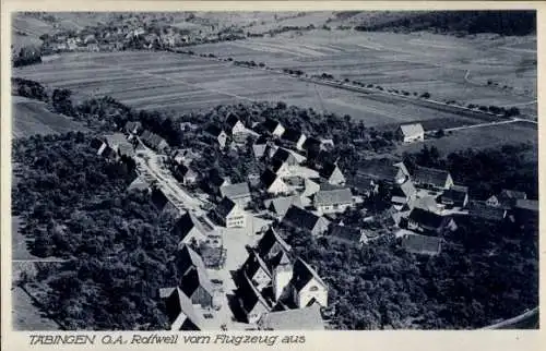 Ak Täbingen Rosenfeld im Zollernalbkreis Württemberg, Fliegeraufnahme