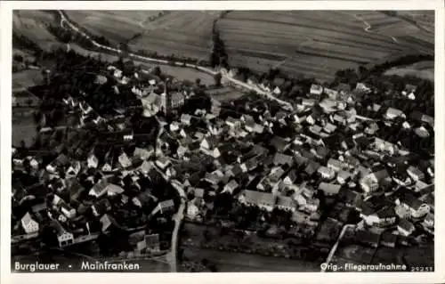 Ak Burglauer in Unterfranken, Fliegeraufnahme