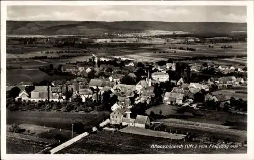 Ak Altenschönbach Prichsenstadt in Unterfranken, Fliegeraufnahme