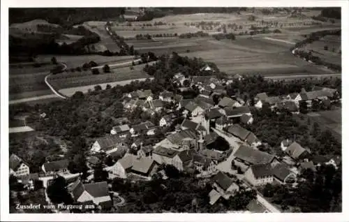 Ak Zußdorf Wilhelmsdorf in Württemberg, Fliegeraufnahme