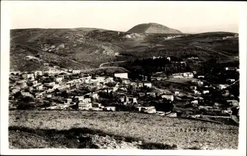 Foto Ak Nazaret Nazareth Israel, Gesamtansicht