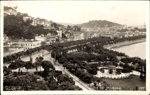 Foto Ak Rio de Janeiro Brasilien, Teilansicht, Gloria