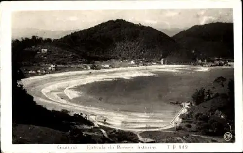 Ak Guarujá Brasilien, Entrada do Recreio Asturias