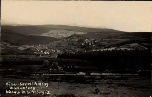 Foto Ak Seelenberg Schmitten im Taunus Hessen, Römer-Kastell Feldberg, Nieder- und Ober-Reifenberg