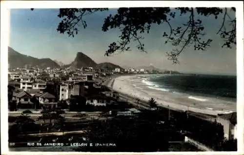 Foto Ak Rio de Janeiro Brasilien, Leblon E Ipanema