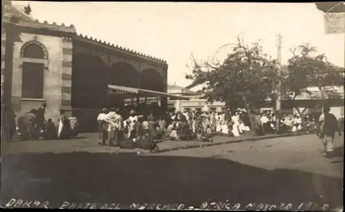 Foto Ak Dakar Senegal, Teilansicht vom Markt, 20. Mai 1920