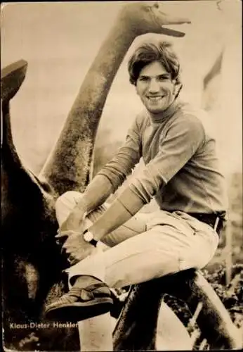 Ak Schauspieler Klaus Dieter Henkler, Portrait