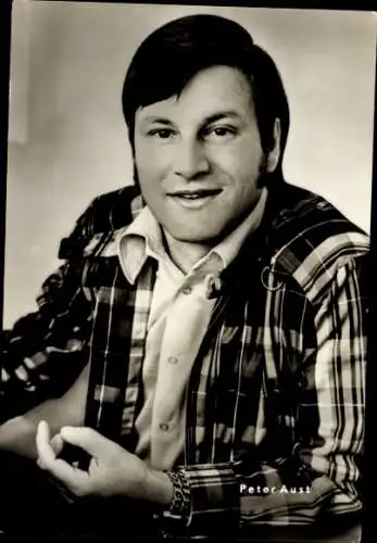 Ak Schauspieler Peter Aust, Portrait