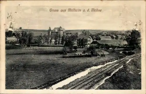 Ak Mülheim an der Möhne Warstein im Sauerland, Gesamtansicht