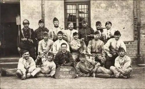 Foto Ak Französische Soldaten, Gruppenbild