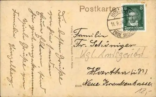 Ak Bismark in der Altmark, Breitestraße mit Königlichem Amtsgericht
