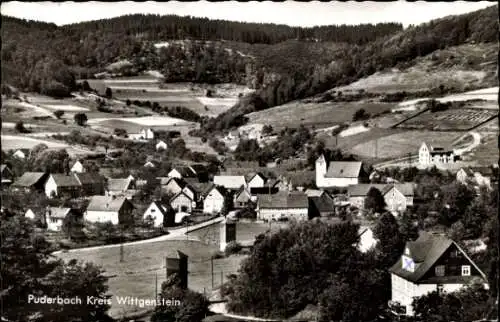 Ak Puderbach Bad Laasphe in Westfalen, Gesamtansicht