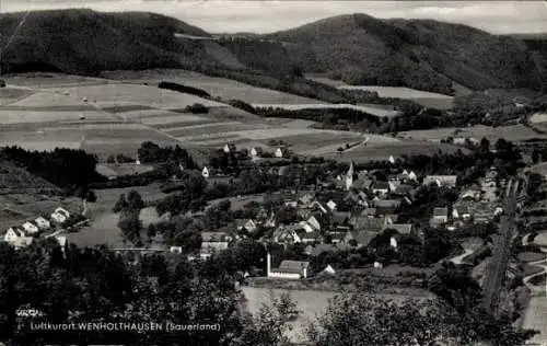 Ak Wenholthausen Eslohe im Sauerland, Gesamtansicht