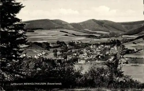 Ak Wenholthausen Eslohe im Sauerland, Gesamtansicht