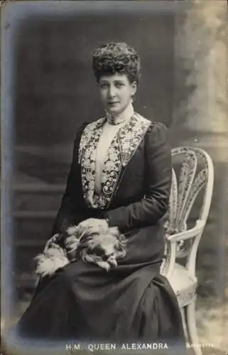  Ak Alexandra von Dänemark, Königin von Großbritannien, Portrait