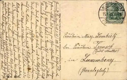 Ak Transport eines schwerverwundeten Franzosen ins Feldlazarett, deutsche Sanitäter, I. WK