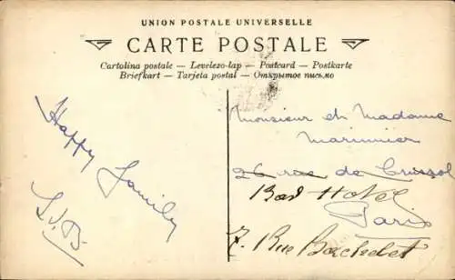 Ak Scenes et Types, Famille Arabe, Araber, Maghreb