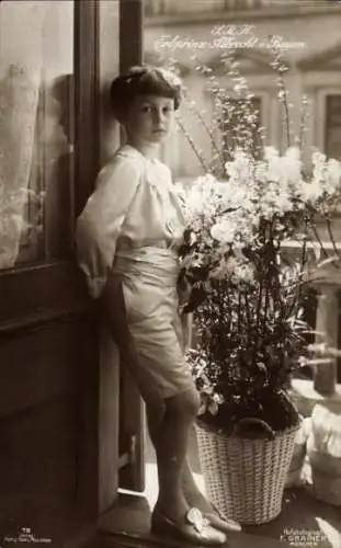 Ak Erbprinz Albrecht von Bayern, Portrait