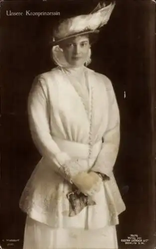 Ak Kronprinzessin Cecilie von Preußen, Liersch 7674