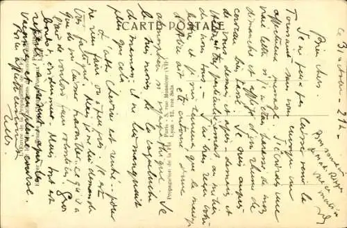 Ak Missionaire soignant des Lépreux, Portrait