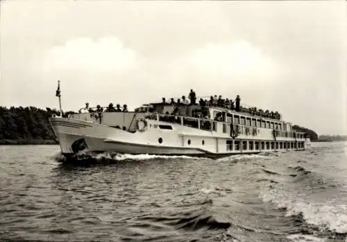 Ak Spreedampfer, Luxusfahrgastschiff Friedrich Wolf, Weiße Flotte Berlin