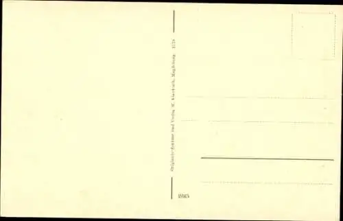 Ak Magdeburg an der Elbe, Kaiser-Otto-Denkmal, Statue