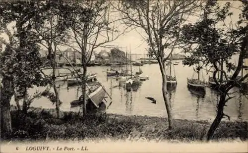 Ak Loguivy les Lannion Côtes d’Armor, Hafen