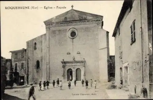 Ak Roquebrune sur Argens Var, Kirche