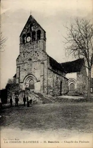 Ak Beaulieu Corrèze, Kapelle der Büßer