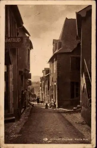 Ak Juillac Corrèze, Alte Straße