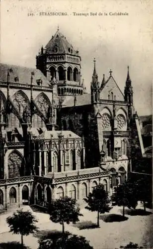 Ak Strasbourg Straßburg Elsass Bas Rhin, Kathedrale