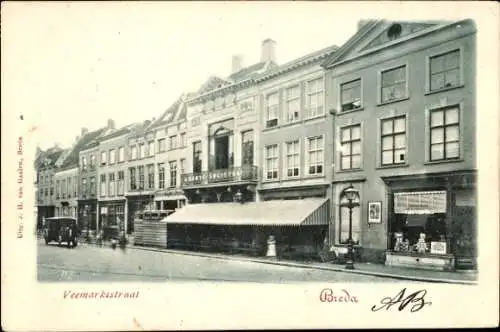 Ak Breda Nordbrabant Niederlande, Veemarktstraat