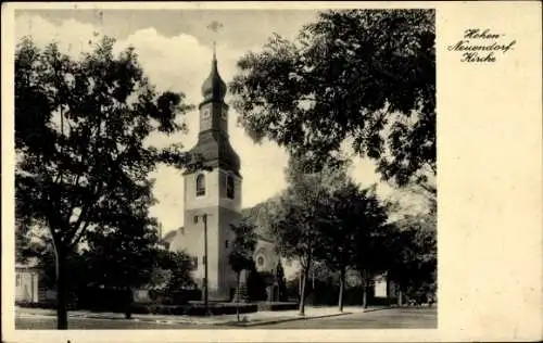 Ak Hohen Neuendorf in Brandenburg, Blick auf die Kirche