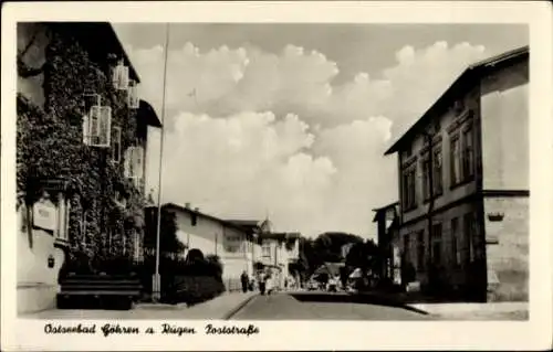 Ak Ostseebad Göhren auf Rügen, Poststraße