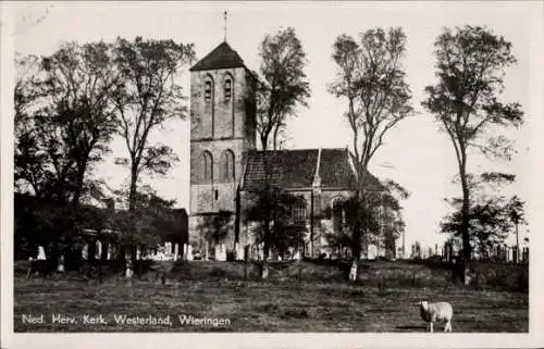 Ak Wieringen Hollands Kroon Nordholland Niederlande, Ned. Rev. Kirche